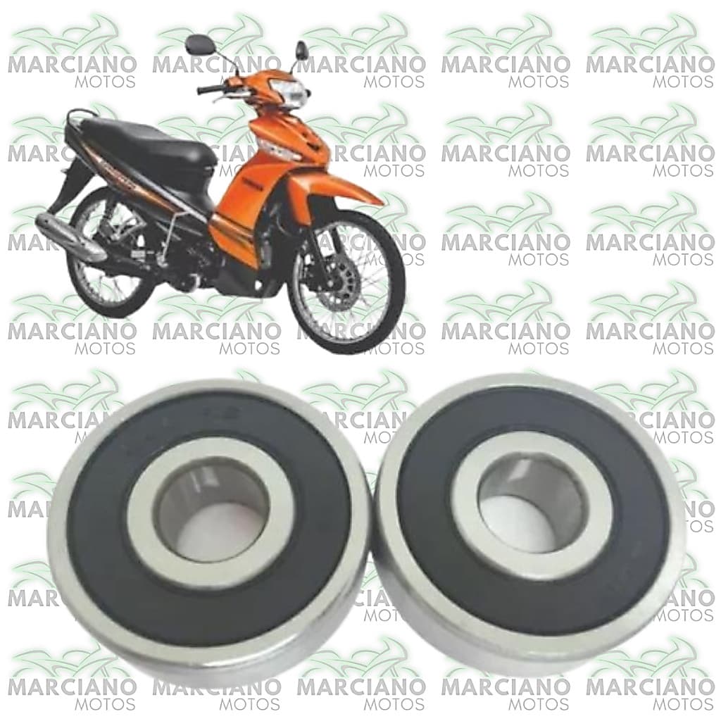 Par Rolamento Roda Dianteira Crypton T115 - 2010 2011 2012 2013 2014 2015 2016 2017