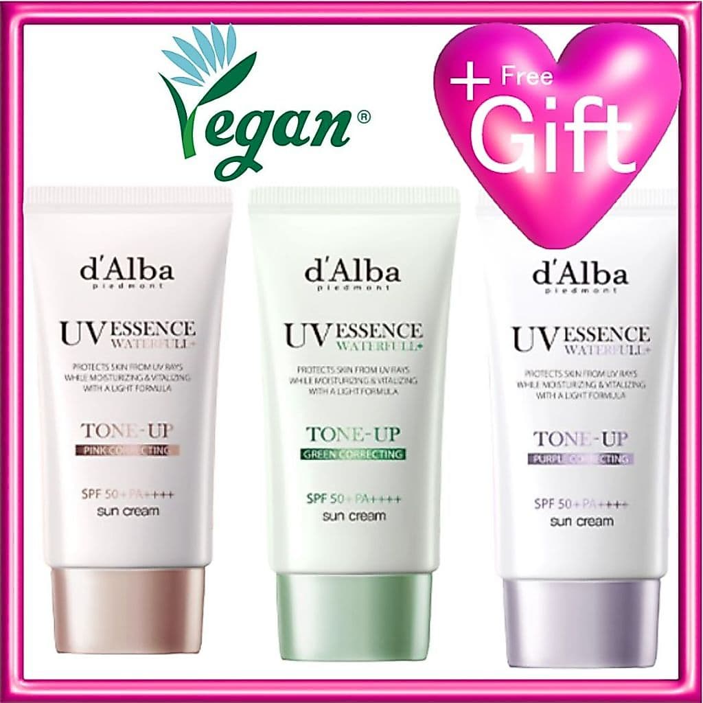 d'alba UV Vegano Tone Up/Protetor Solar Roxo 50ml Fps50 + PA + dalba d alba