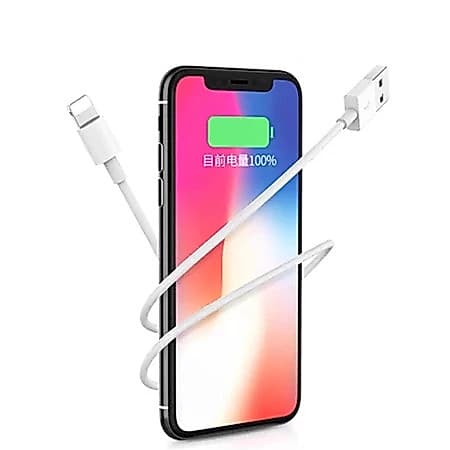 Kit Carregador 12W Para iPhone Com Cabo Usb 6 7 8 X Xr XsMax 11 12 13 14 Pro Max Nf