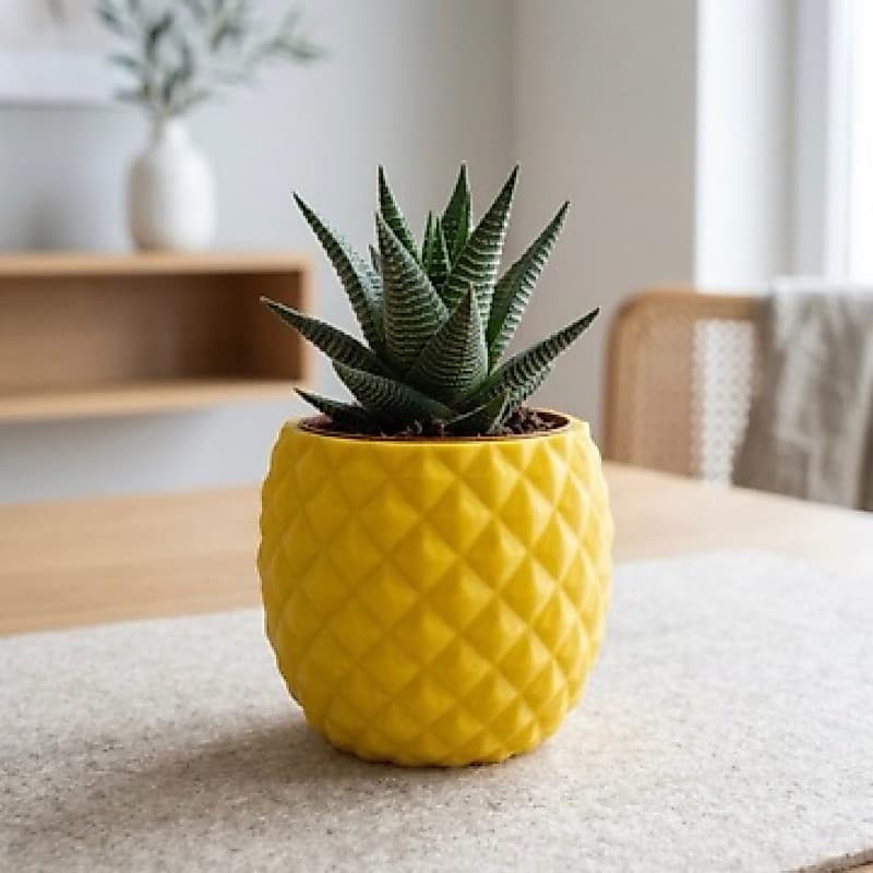 Vaso Abacaxi Para Suculenta Ikea Fejka 6cm Decorativo Mini Cachepô