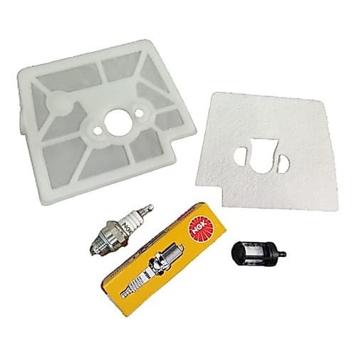 Kit Filtro De Ar Gasolina Vela Compatível Roçadeira Stihl Fs160 Fs220 Fs280 Fs290