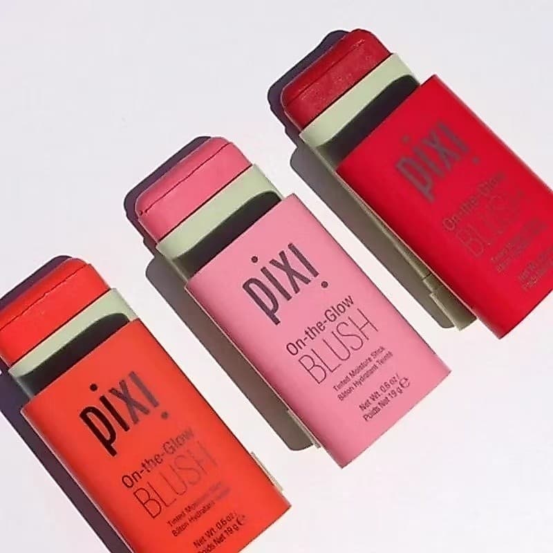 Novo Pixi Blush Em Felur Stick Ruby Juicy Matte Brilhante