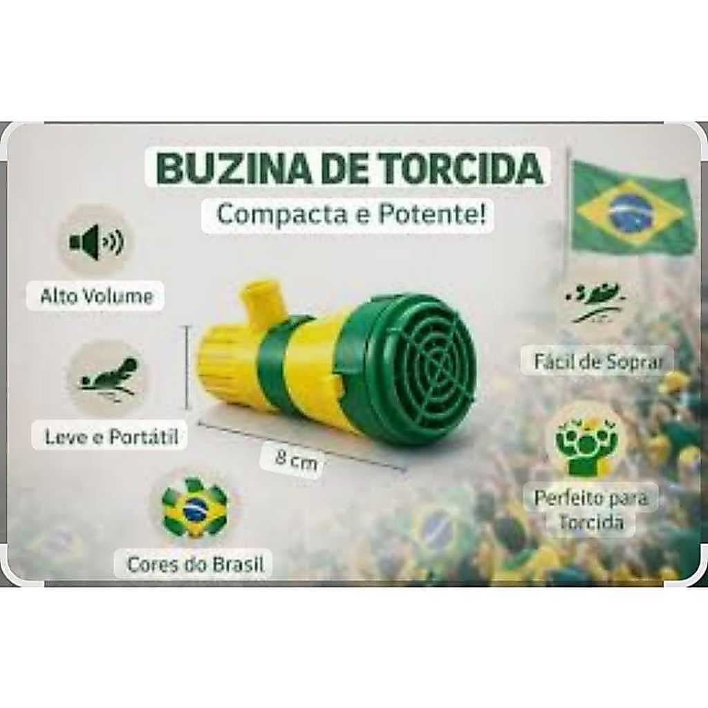 Kit com 2 Corneta  Brasil copa do mundo