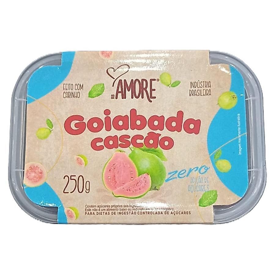 Goiabada Cascão Zero Adição de Açucares 250 Grs + Goiabada Cascão + Goiabada Zero + Goiabada Deliciosa + Goiabada