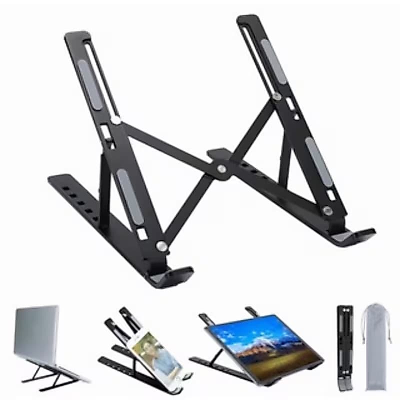 Suporte Pc Para Notebook Protege A Visão Com Design Antiderrapante Melhora Dissipação De Calor Leve E Portátil Perfeit