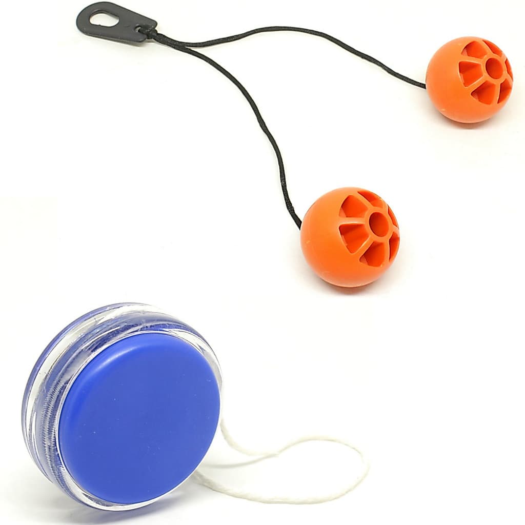 Kit Bolinha bate bate mais ioiô de brinquedo retro bolimbolacho bag tag de criança