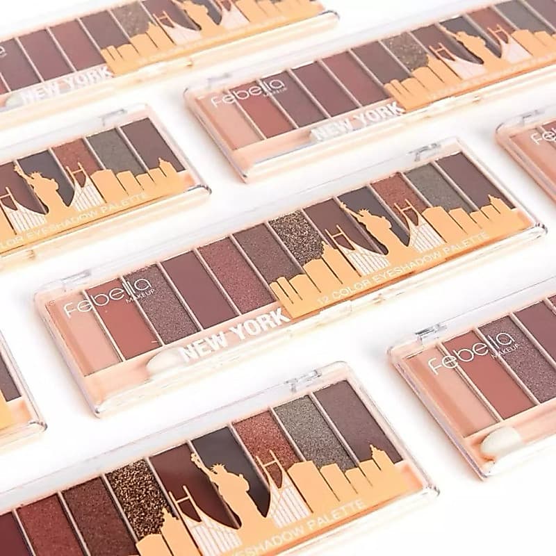 Paleta de 12 Cores Febella - Rome e New York