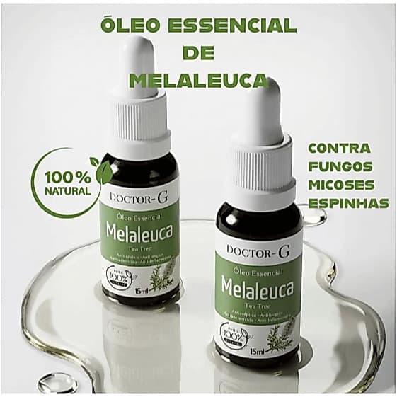 Oleo Essencial Melaleuca 100% Puro Australiano Tea Tree 15ML- DOCTOR-G