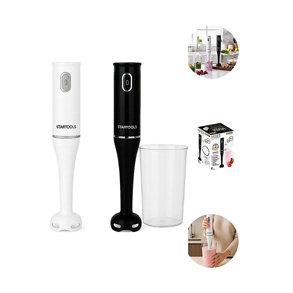 Mixer Elétrico Batedor Tritutador Portátil Multiuso Misturador Processador com Copo 700ml ~127v|220v