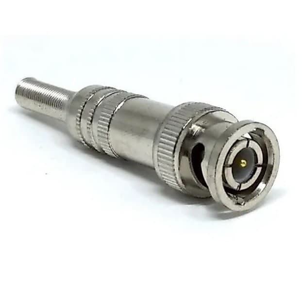 Conector Bnc Macho Com Mola De Parafuso Cftv kit Com 7 unidades