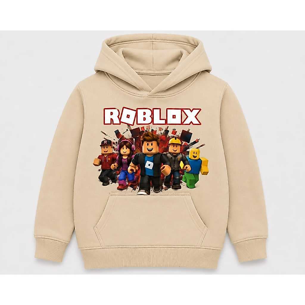 MOLETOM INFANTIL CANGURU COM CAPUZ ROBLOX