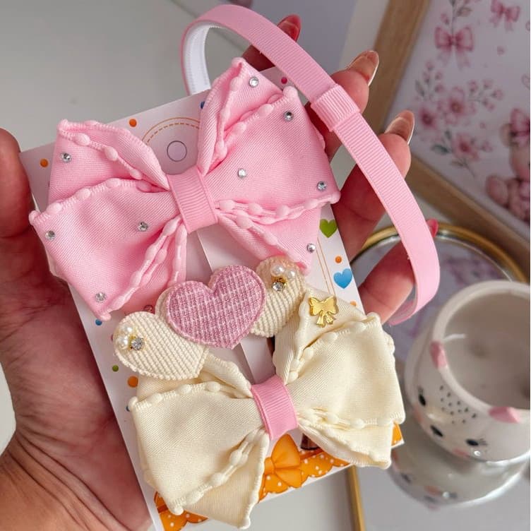 KIT MULTIUSO, LAÇ0 MULTIUSO, BICO DE PATO, PRESILHA INFANTIL,LAÇO INFANTIL