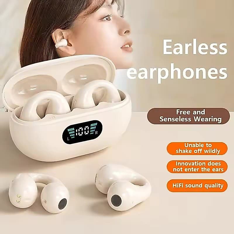 Nova Condução Óssea Sem Fio Bluetooth 5.3 Fones De Ouvido Esportes Alta Fidelidade Qualidade Som À Prova Dwaterproof Águ