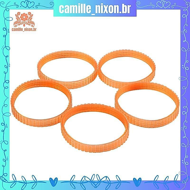 [camille_nixon.br] Correia De Acionamento De Plaina Elétrica De 5 Unidades De 9.6 Mm De Largura Para F20A