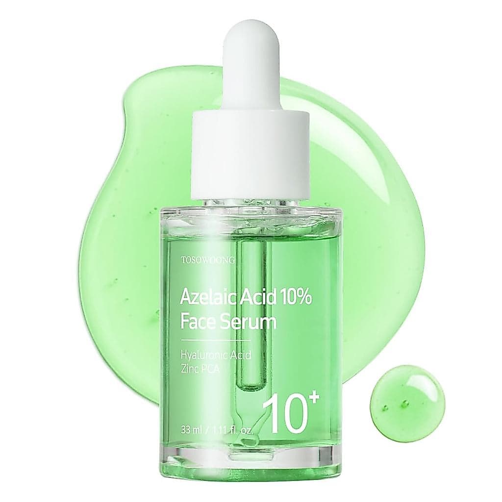 Sérum Facial TOSOWOONG com Ácido Azelaico 10% para Vermelhidão e Imperfeições, Rosácea, Luminosidade |   Centella Asiati