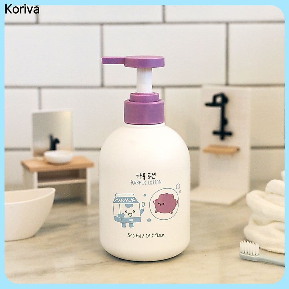 Bomba De Loção Hidratante Barle Baby 500ml Corporal Diária Suave Para Pele Sensível Bebês E Família