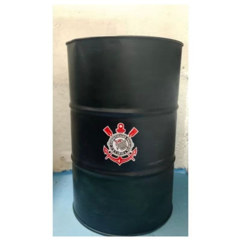 tambor decorativo 200l usado para decoração ideal para churrasqueiras