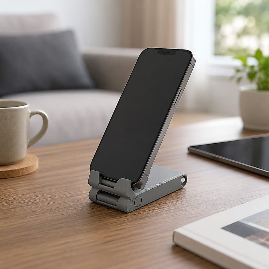 Suporte para Celular de Mesa Universal Compacto para Smartphone em PLA