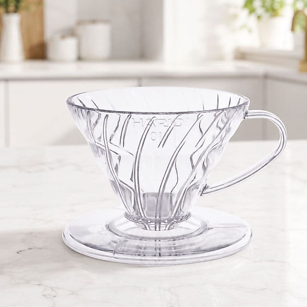 Hario V60 01 Transparente Suporte Porta Filtro Café Original Japão Polipropileno