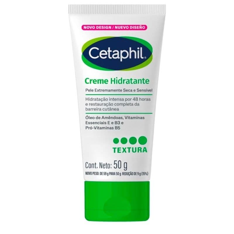 Cetaphil Creme Hidratante Corporal para Pele Seca e Sensível 50g