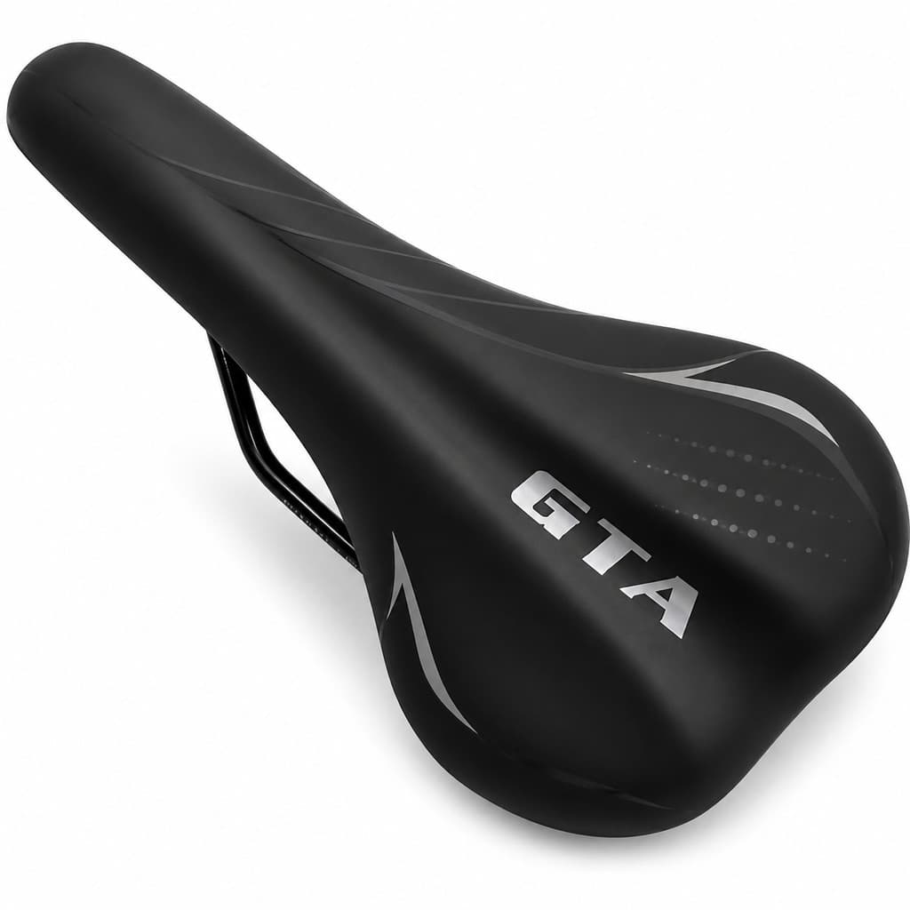 Selim Banco Bicicleta GTA Anatômico Confortável MTB Speed Preto