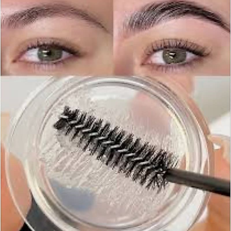 Cera Fixadora de Sobrancelhas acabamento Farmasi 25ml fortalece os pelos-fios resistentes, alinhados sem glutem e vegano