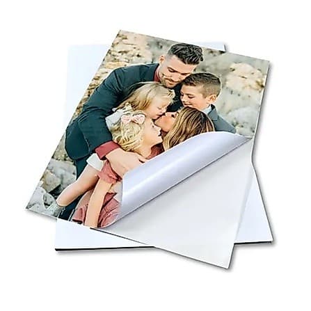 Papel Fotográfico Adesivo 130G Glossy A4 (PAPEL ADESIVO)
