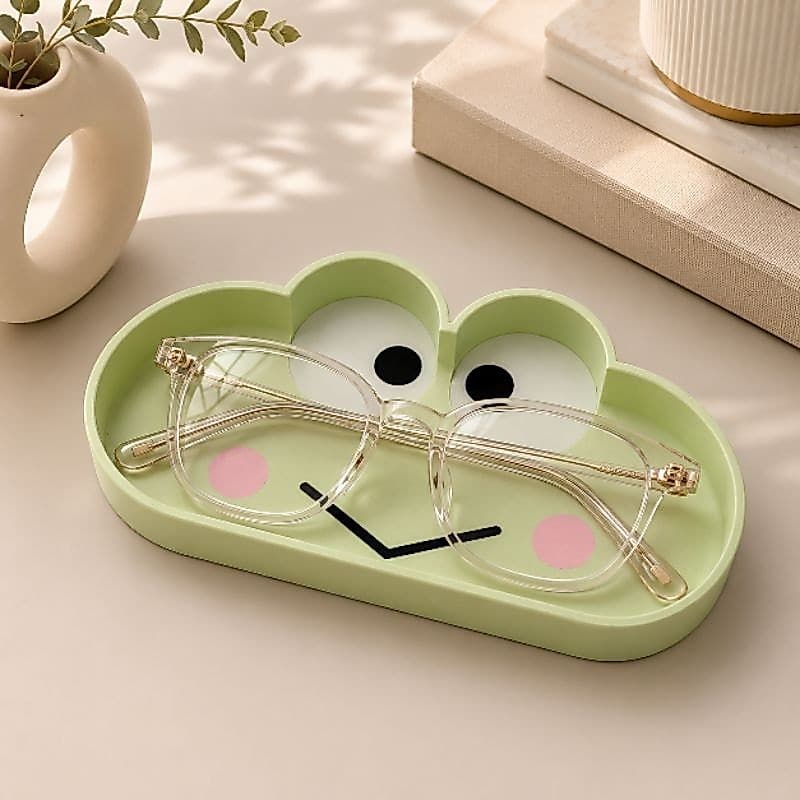 Porta Óculos Decorativo Cute | Organizador fofo para Mesa, Quarto e Escritório