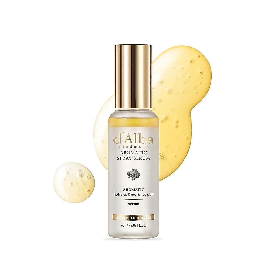 Essência em Spray com Fragrância de Trufa Italiana DalbaPiedmont, Spray Facial Vegano Antioxidante e Iluminador, Hidrata