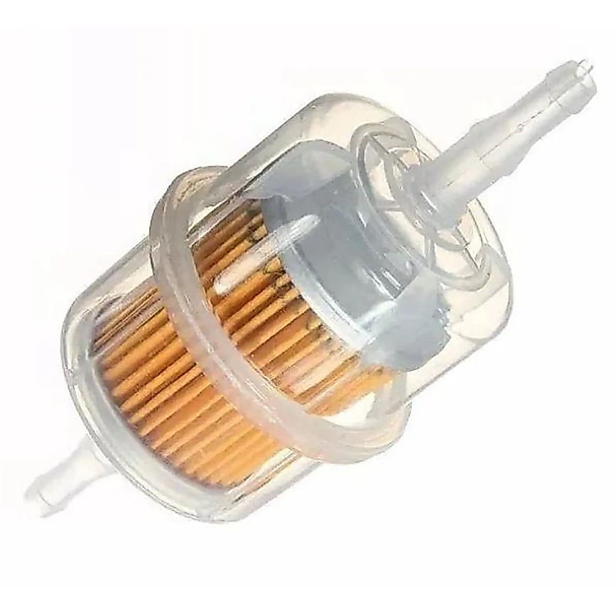 Filtro de Gasolina Combustível para Motos Carburadas Universal (Transparente)
