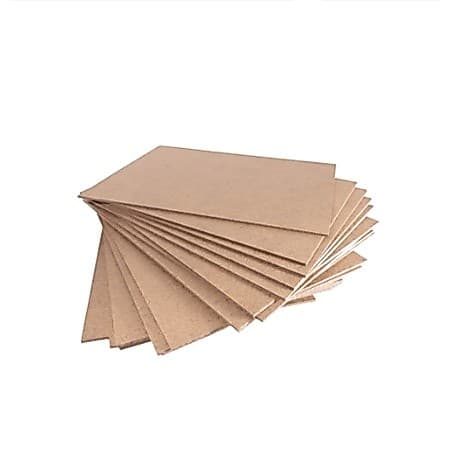 Kit 10 Placas LISA de MDF Cru com 3mm de Espessura Artesanato - Chapa de MDF