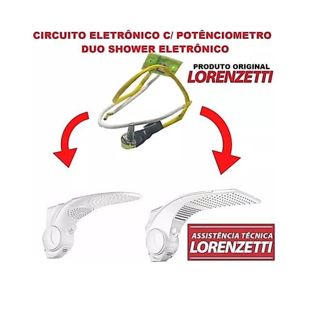 Circuito Potênciometro Biv. Duo Shower Eletrônico D-15