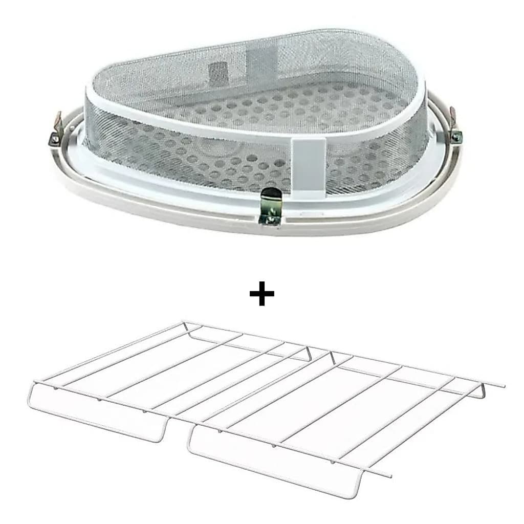 Kit Filtro Fiapos + Grade Tênis Secadora Brastemp BSC24ENE BSI10AB BSI10ABANA BSI24A BSI24ABANA BSI24B