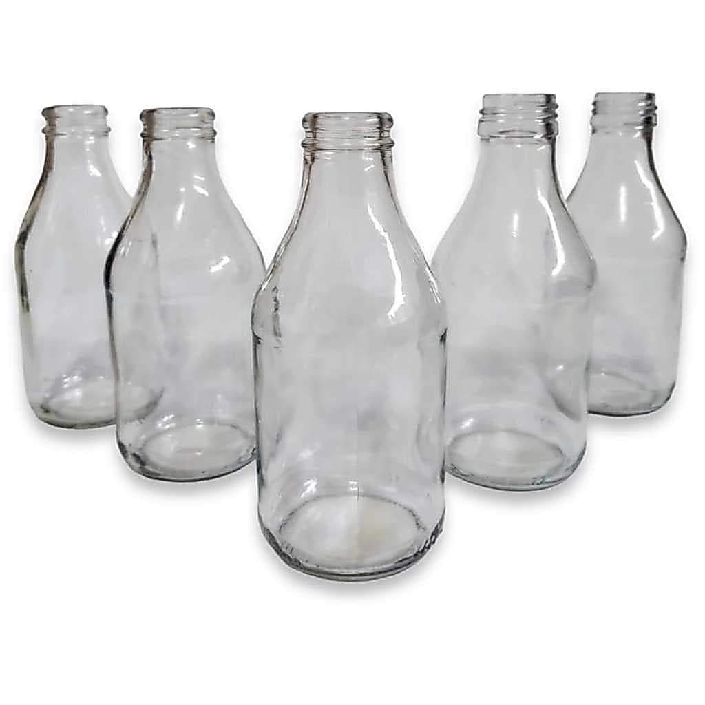 Kit com 25 Garrafinhas Garrafas de Vidro Decoração Coquinho 200ml
