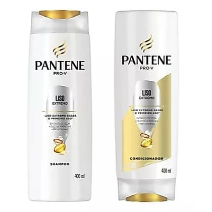 Kit Pantene Liso Extremo Shampoo + Condicionador 400ml