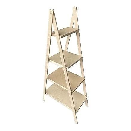 Escada 4 Andares Decoração Bolo Docinha Madeira Em mDf