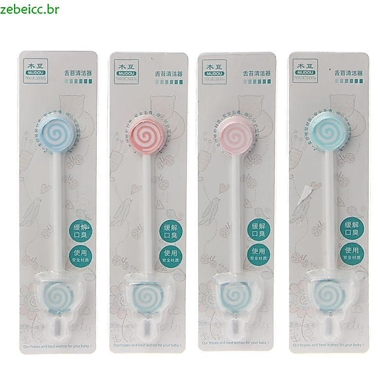 zebeicc Raspador Língua Infantil Oral Remover Revestimento