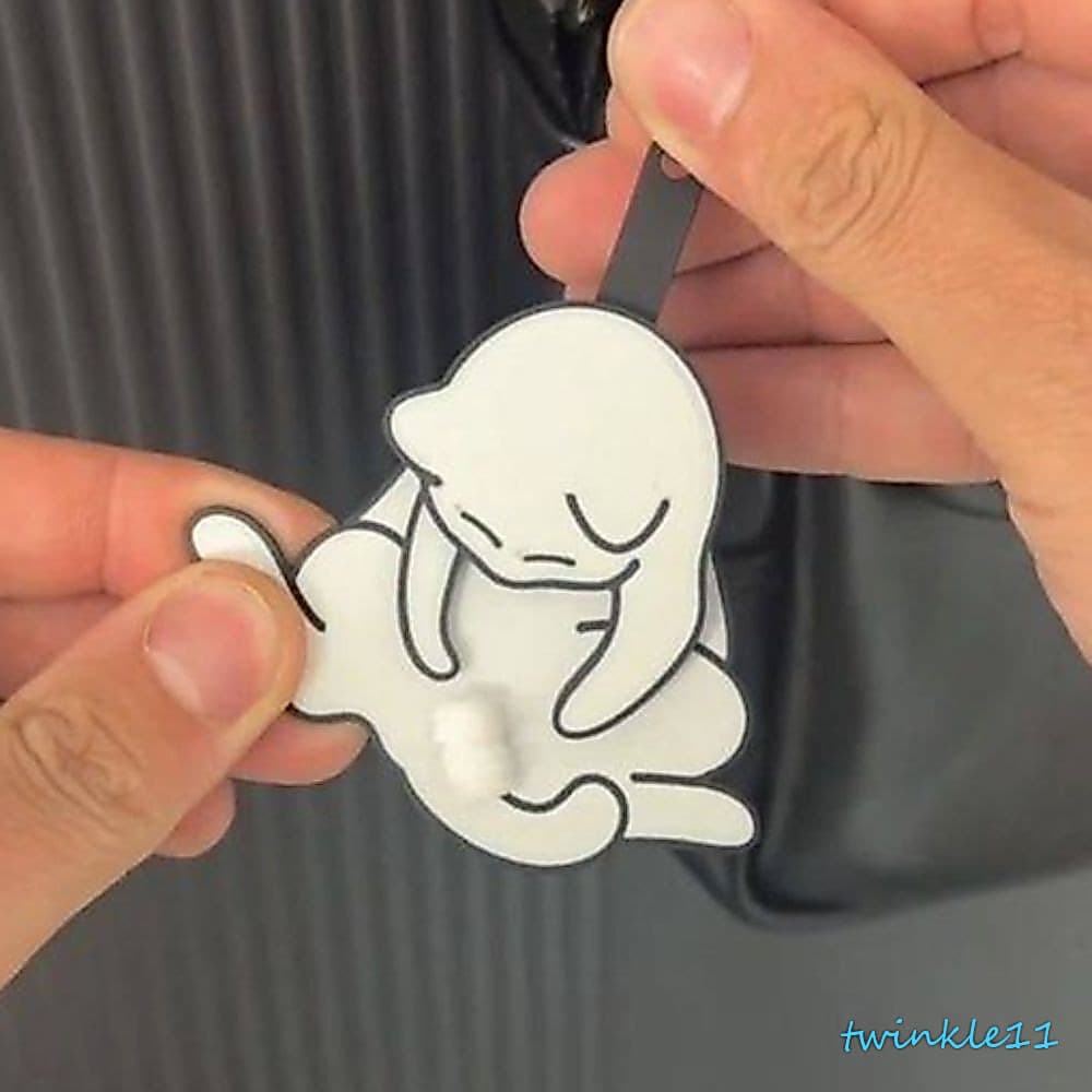 Chaveiro De Gato De Ovo TWINKLE Pull Play , Pingente De Bolsa Truque Acrílico Requintado , Joias Giratório