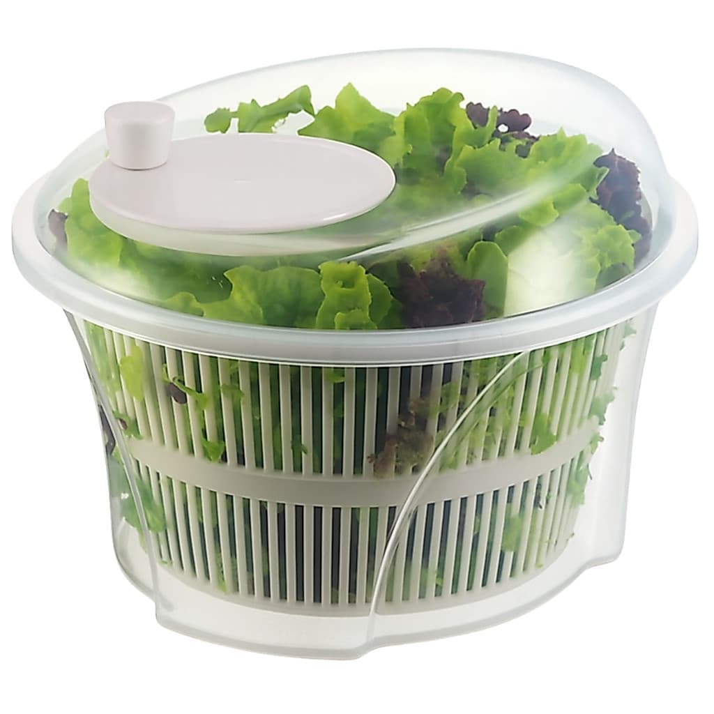Secador Centrífuga Seca Salada Tampa Giratória Folhas Verduras Legumes Arthi