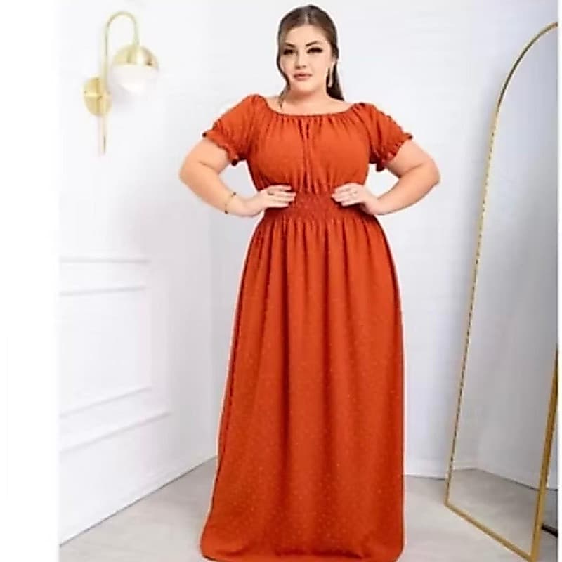 Vestido Longo Feminino Duna pipoca