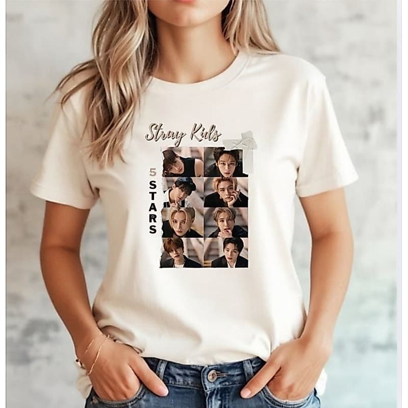 CAMISETA Stray kids UNISSEX infantil e juvenil moda casual