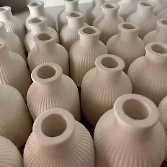 kit 10/20/30 Vasos de gesso Branco para centro de mesa Decoração de festas