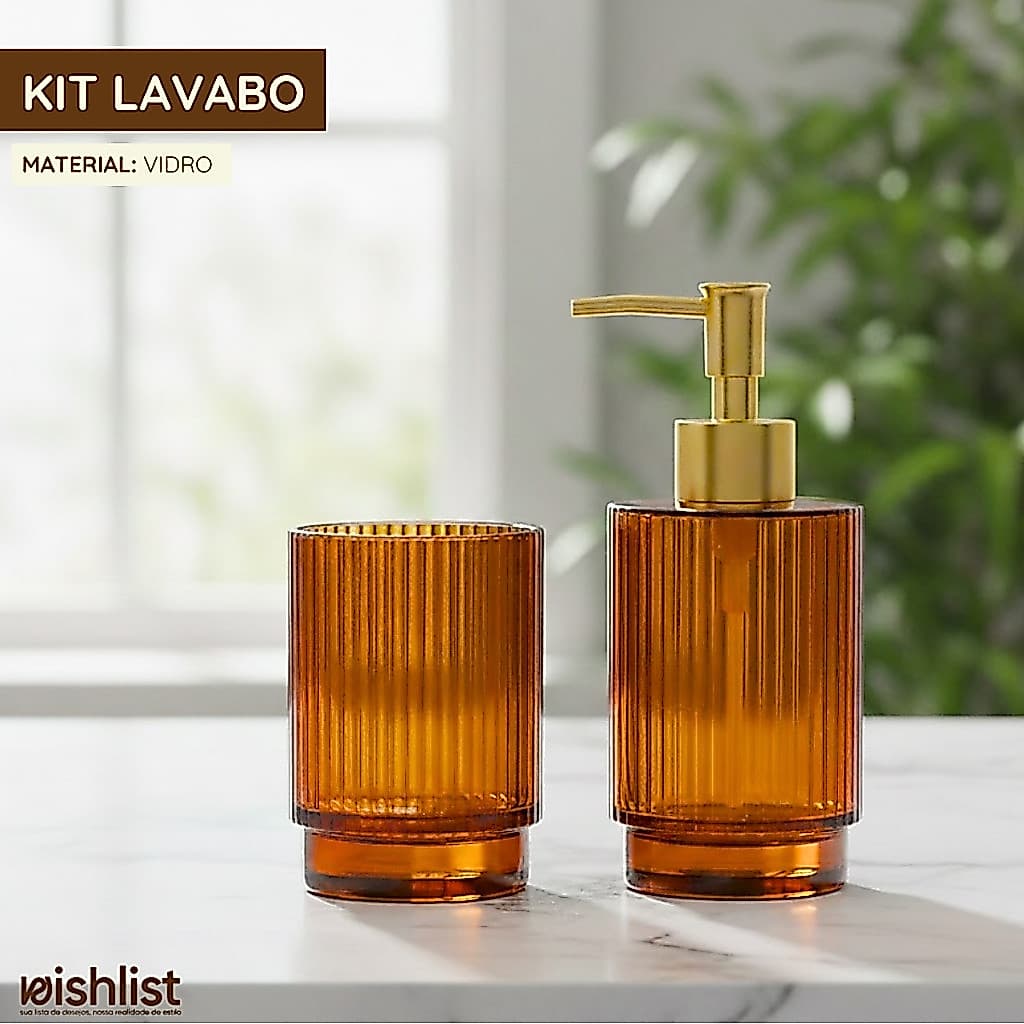 Kit Saboneteira banheiro. Saboneteira e Porta Escova de Dente. Saboneteira Liquida