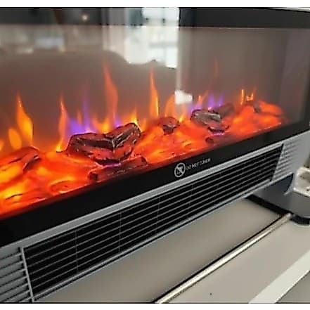 Aquecedor  Brasa Lareira Elétrica Portátil Decorativa Digital 3D bonito top beneficio para seu lar