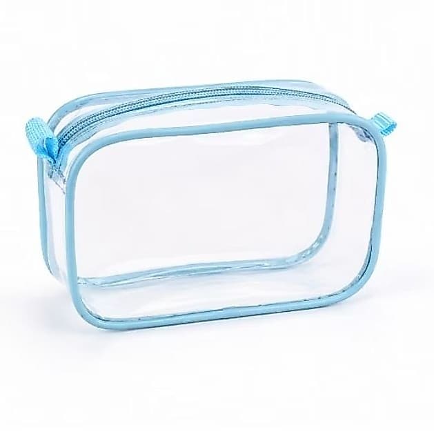 Mini Necessarie transparente organizadora 19x13
