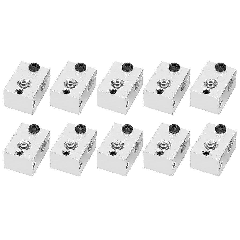 10 Unidades Bloco De Aquecimento De Alumínio PT100 Sensor V6 Impressora 3D Aquecedor Bico Acessórios Tolobr