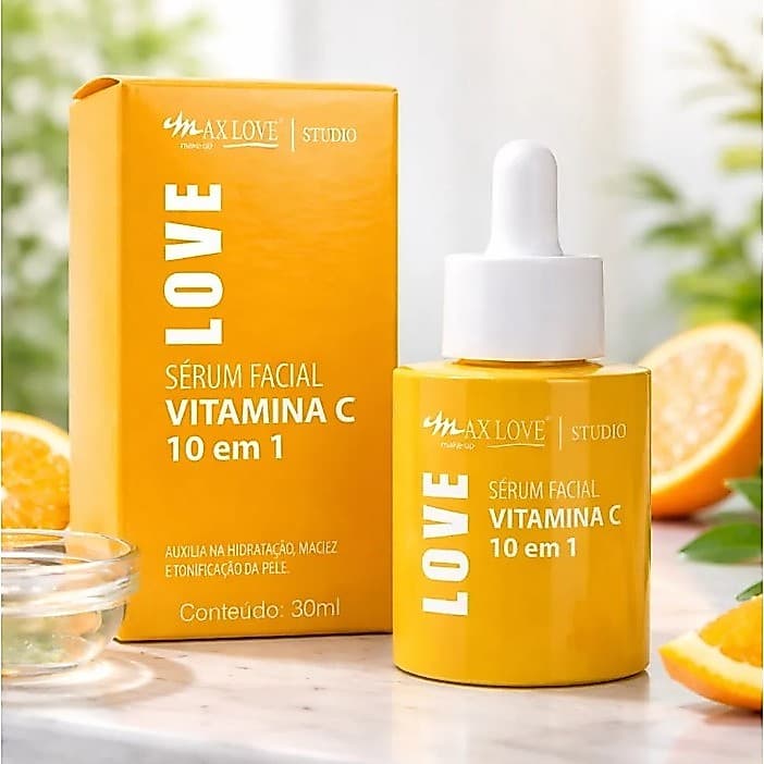 Sérum Facial Vitamina C 10 Em 1 Max Love 30ml
