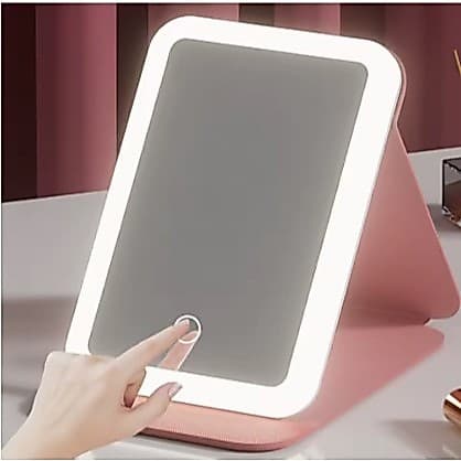 Espelho De Maquiagem Iluminado Para Viagem Recarregável.