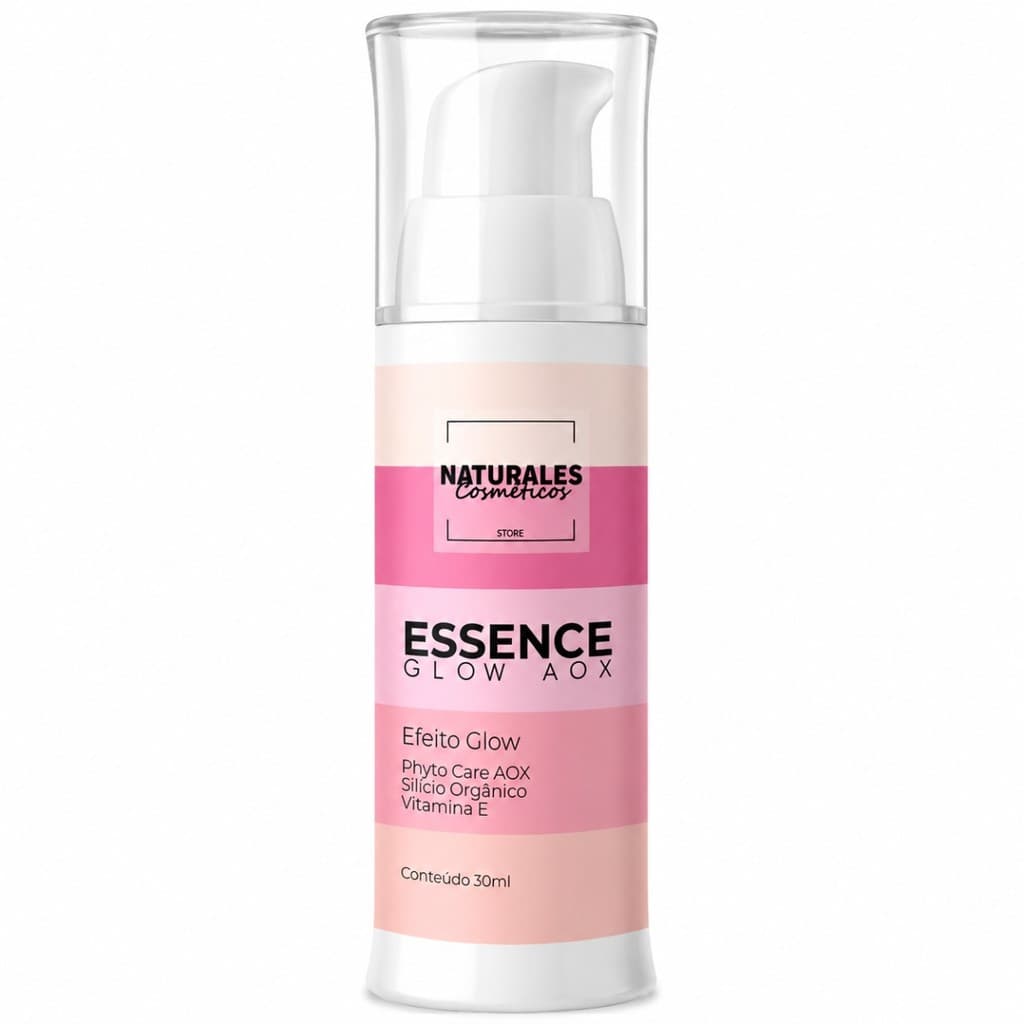 Essence Glow AOX Sérum Facial Skin Care Com Antioxidantes Naturais 30 ml