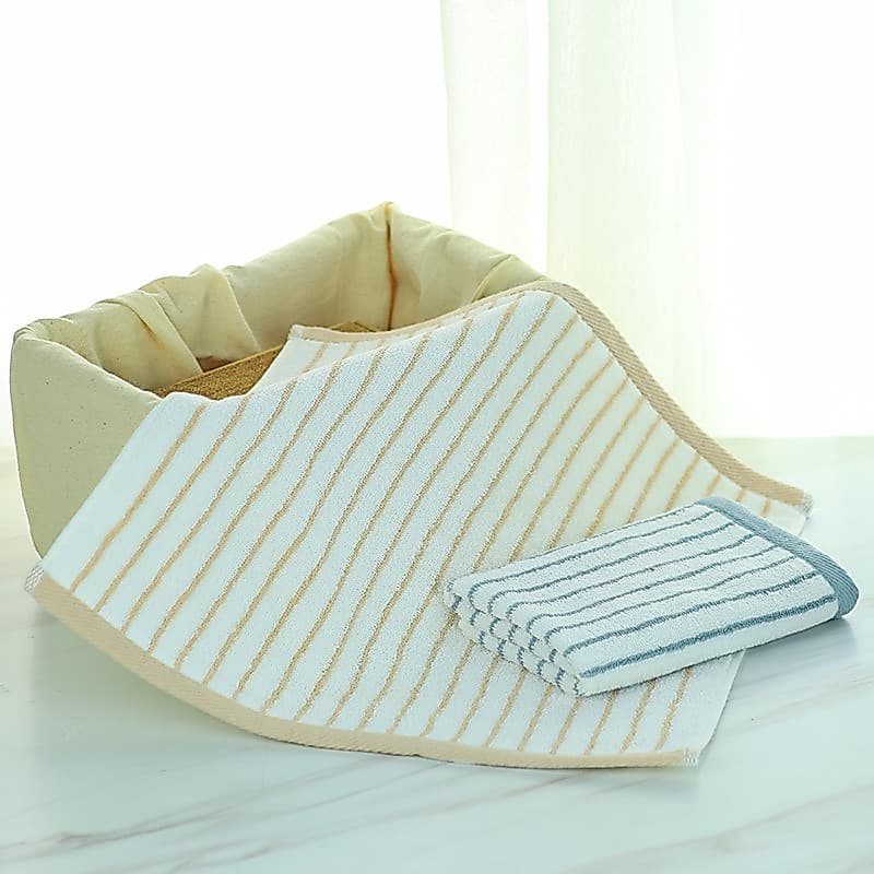 Jieliya Toalha Padrão Simples Algodão Puro Macio Absorvente Toalha Quadrada de Algodão Britânico Forte Absorção de Água
